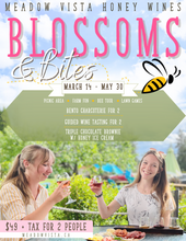 Load image into Gallery viewer, Blossoms &amp; Bites! A Springtime Winery Luncheon experience for two
