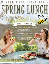 Load image into Gallery viewer, Blossoms &amp; Bites! A Springtime Meadery Luncheon for two

