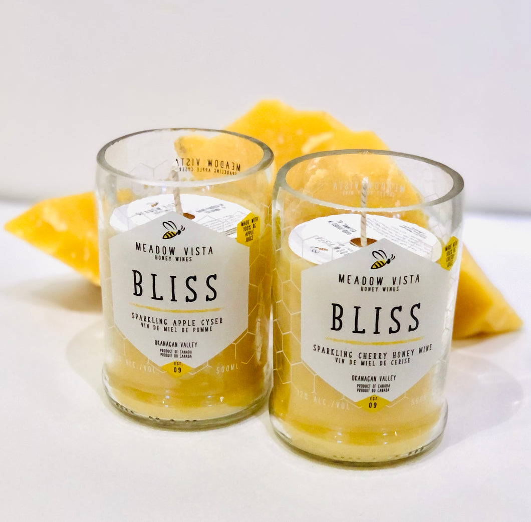 Beeswax Bliss Bottle Candle