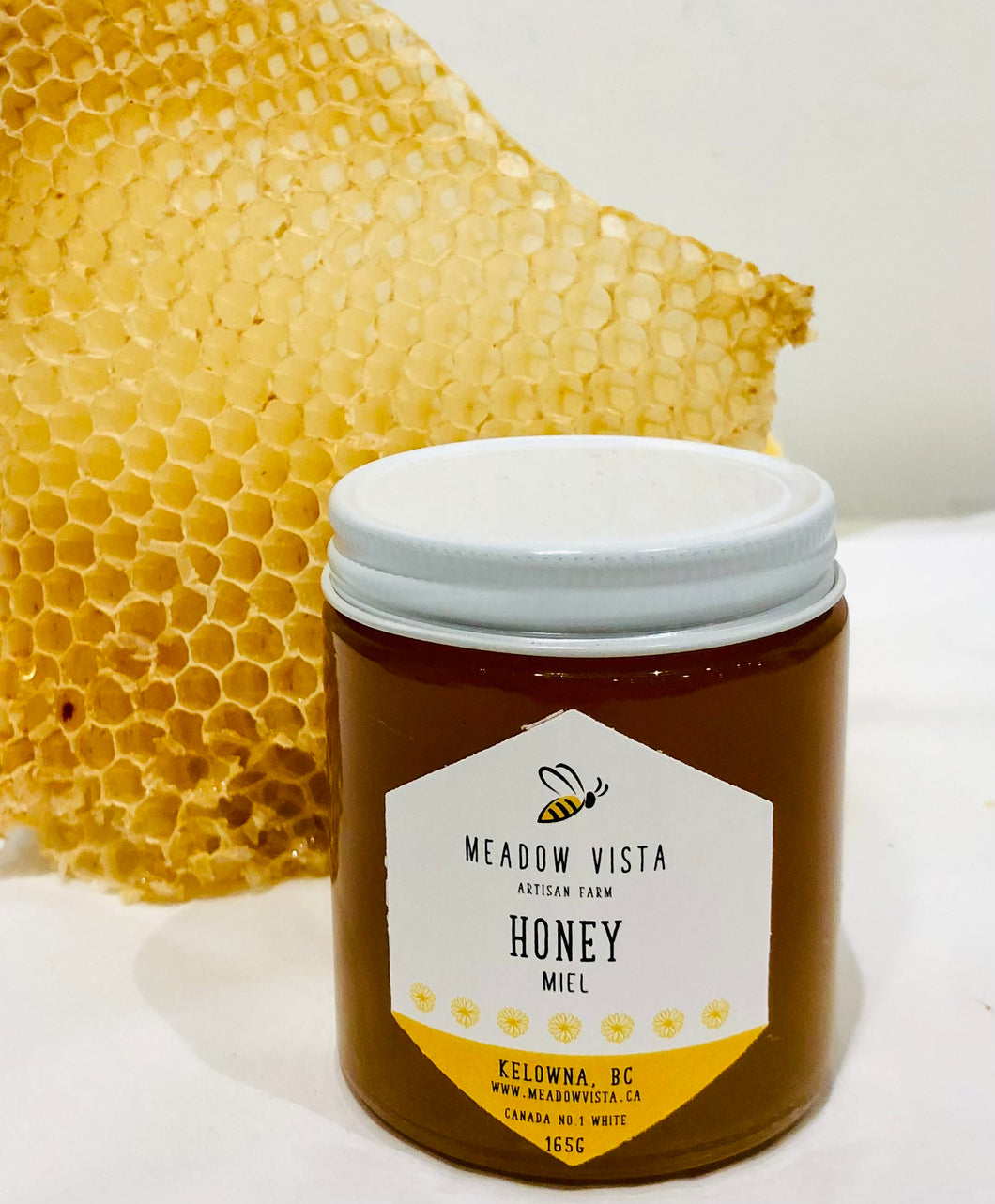 Honey ~ Meadow Vista raw unpasteurized X-small 165g